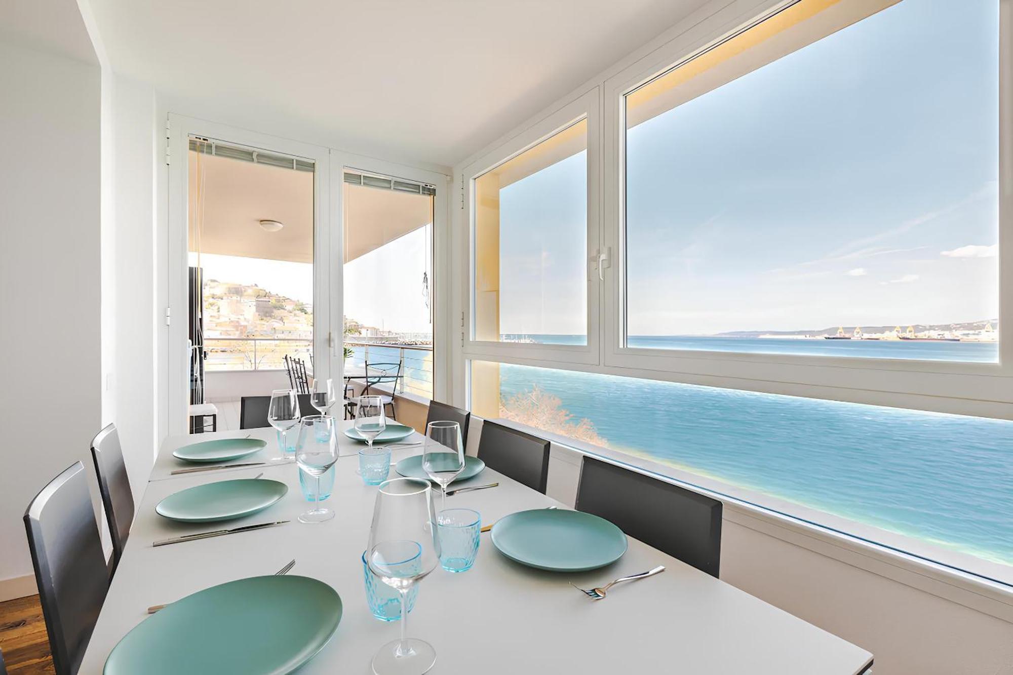 Attico Riva Mare Apartment Muggia Bagian luar foto